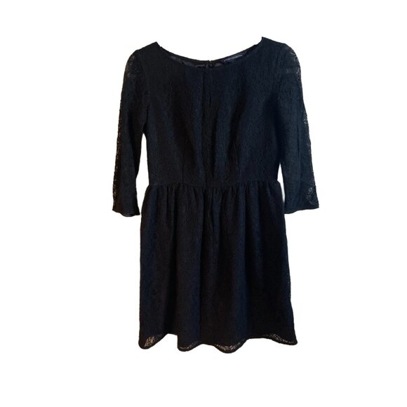 French Connection Vaity Lace Longsleeve Mini - Picture 2 of 9